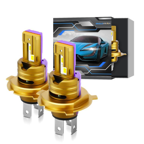 Ampoules de phare LED H4 35 W 3 500 lm 6 500 K (jaune/violet) SH604A1728-39